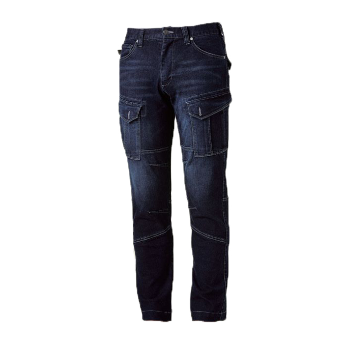 G.GROUND 9.7oz ストレッチデニムカーゴパンツ(ダメージ加工) 50030 S～LL