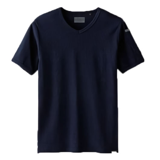 G.GROUND 8.6oz 肉厚な生地感 ストレッチ半袖VネックTシャツ S～3Lサイズ
