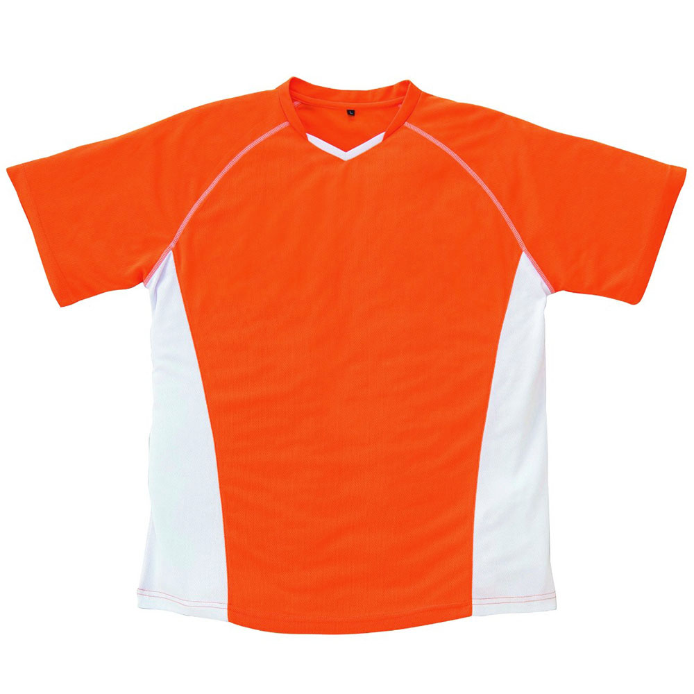 防寒ランニングウェアTOPS 重ね着2点セット 裏起毛コンプレッションインナー+半袖Tシャツ