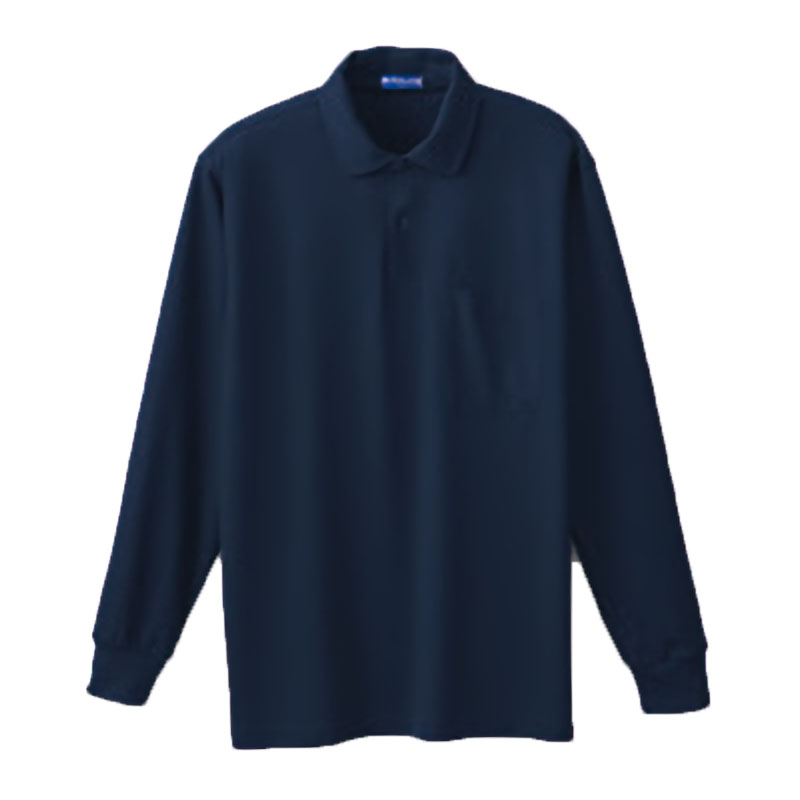 爽cool 5.0oz 長袖ポロシャツ(胸ポケット有り)吸汗速乾 50120 S～3Lサイズ