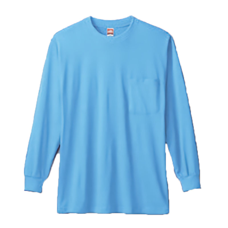 EXTRA_COMFORT 4.2oz 長袖綿Tシャツ(胸ポケット有り) 0002 4Lサイズ