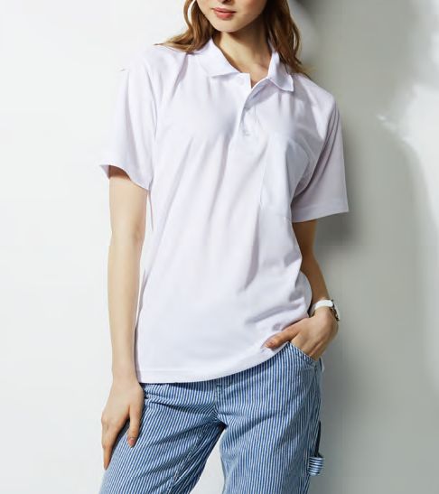DRY+D(ドライ+デオドラント) 4.4oz 半袖ポロシャツ(胸ポケット有り) 50397 4L