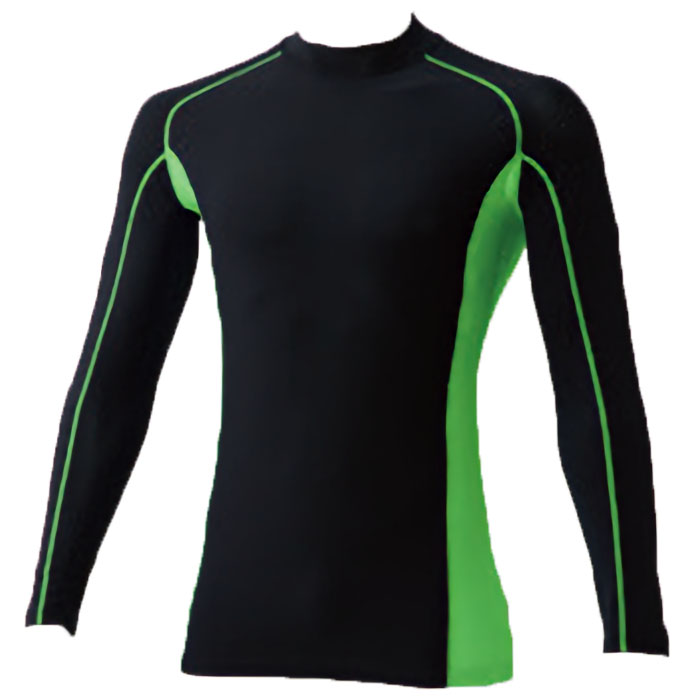 G.GROUND 冷感長袖サポートハイネックシャツ S～3Lサイズ