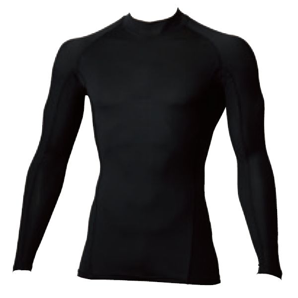 防蚊長袖サポートハイネックシャツ(吸汗速乾) S～3Lサイズ