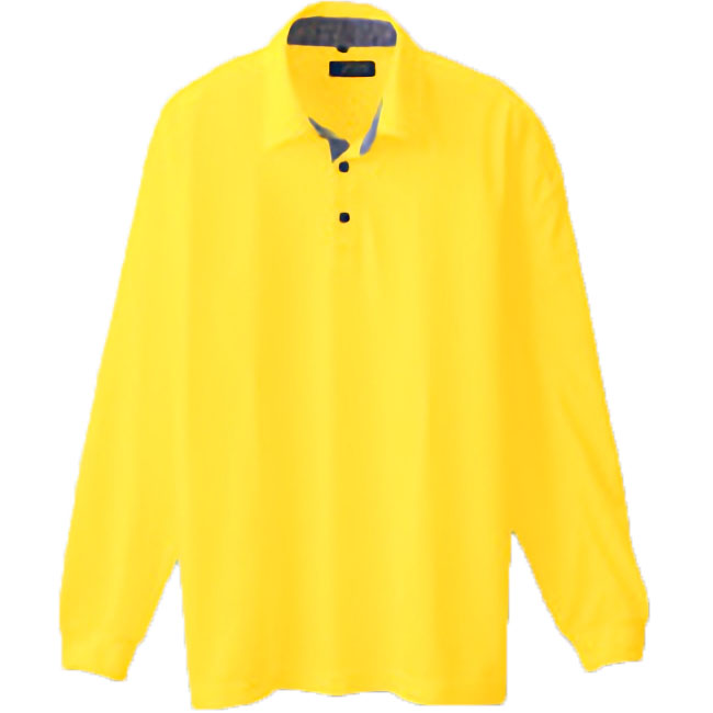 Absolute_GEAR 4.6oz 長袖ポロシャツ(遮熱・UVカッット・吸汗速乾・消臭) 5L