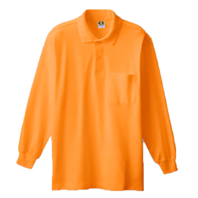 SOWA 6.8oz 綿100%長袖ポロシャツ S～3Lサイズ