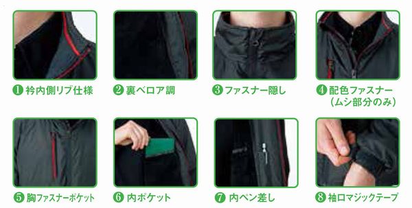 BULL WORKS 防寒ブルゾン(裏起毛・撥水) 4Lサイズ