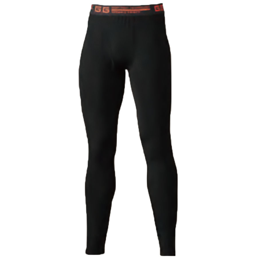 G.GROUND 5.0oz 遠赤サポートロングタイツ(前開き) S～LLサイズ