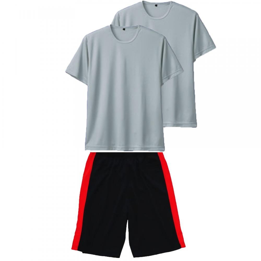 デイリートレーニングウェア上下ベーシック 3.4oz 半袖Tシャツ2枚組+ハーフパンツ