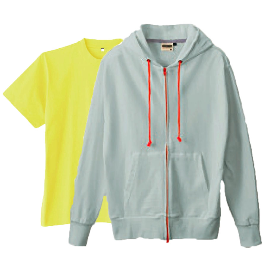 Soberry コーデ・セットアップ フルジップパーカー+ヘビーウエイトTシャツ 3Lサイズ