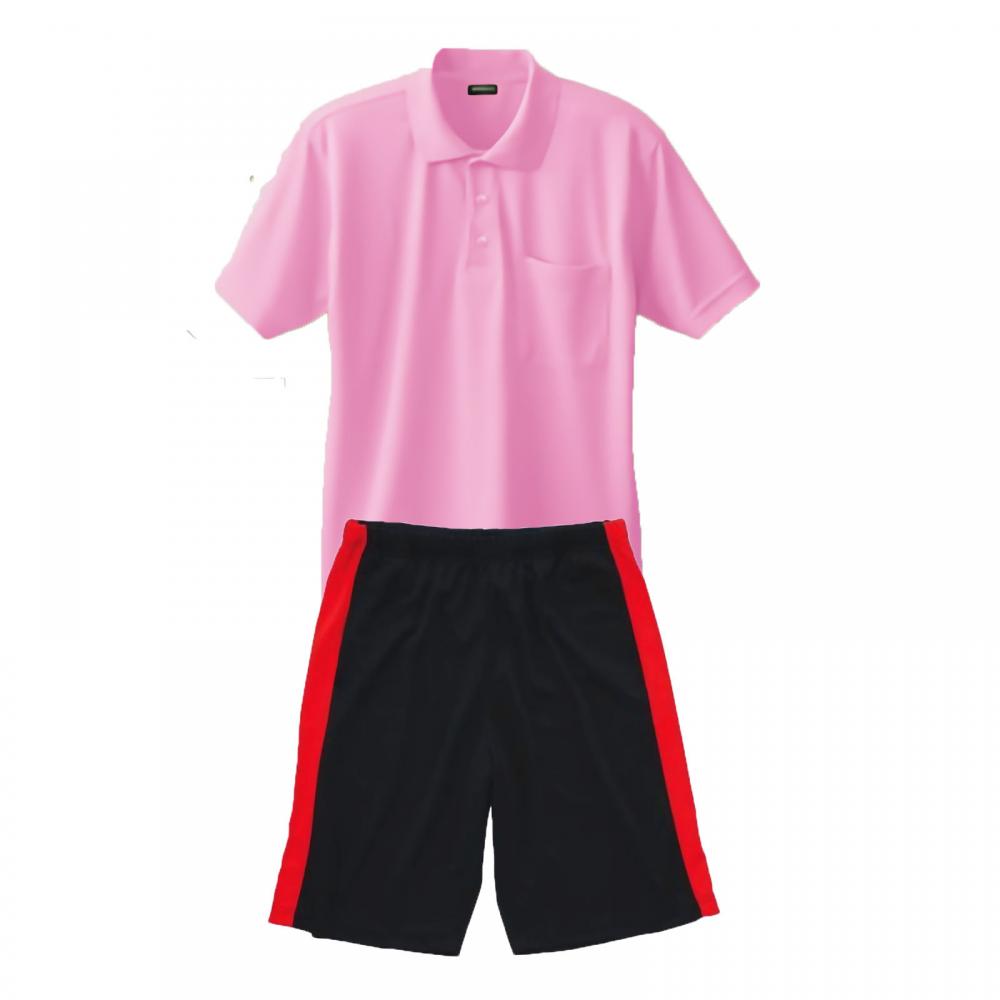 ポロジャージ上下(ハーフジャージ)コーデ 4.4oz  半袖ポロシャツ+ハーフパンツ S～3L