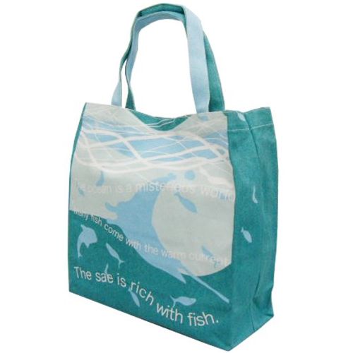 もってeco aquariumトート キャンバス素材のおしゃれなエコバッグ