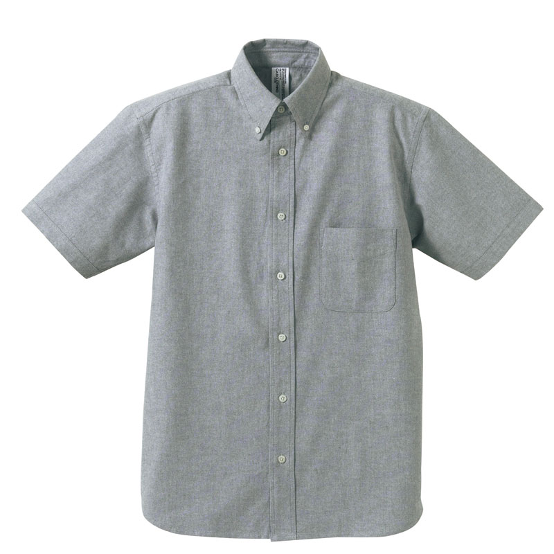 オックスフォード ボタンダウン半袖シャツ+インナー長袖Tシャツ 学割コーデセット