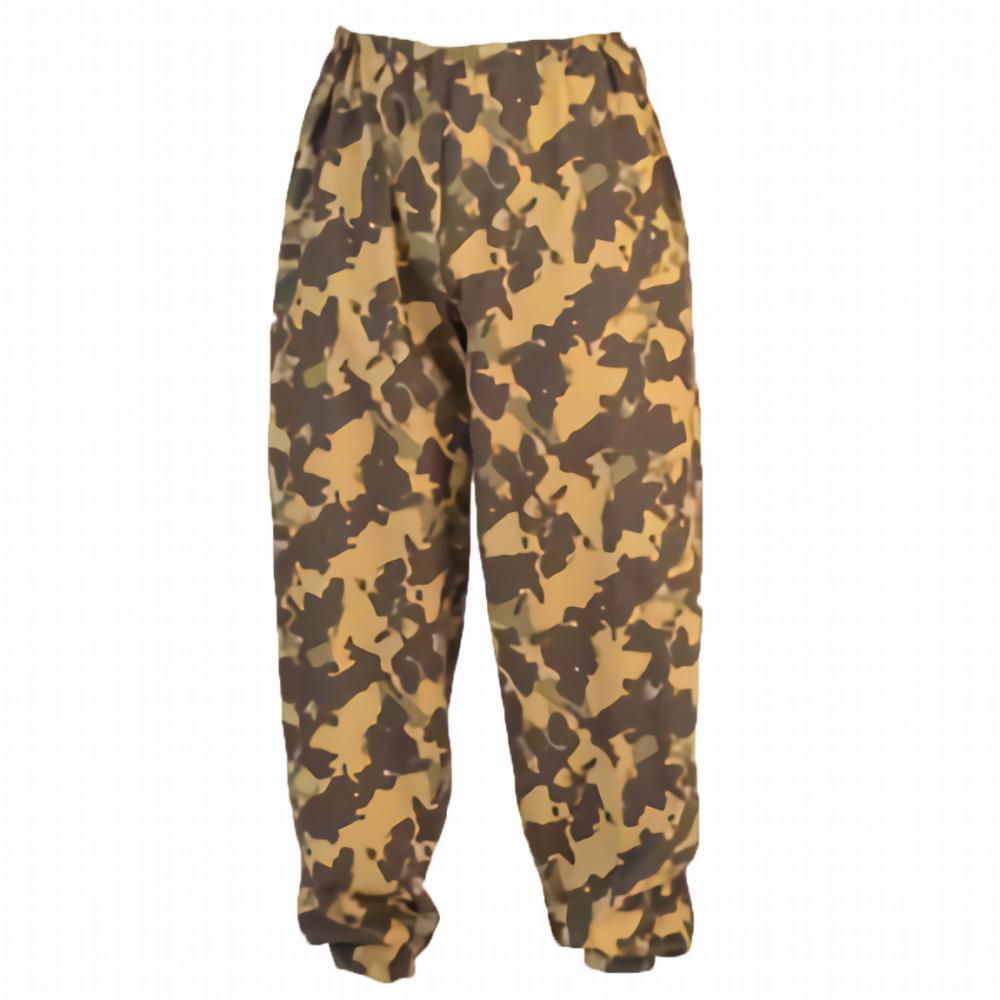 BULL WORKS 迷彩柄ヤッケパンツ(綿100%,オールシーズン) 3Lサイズ