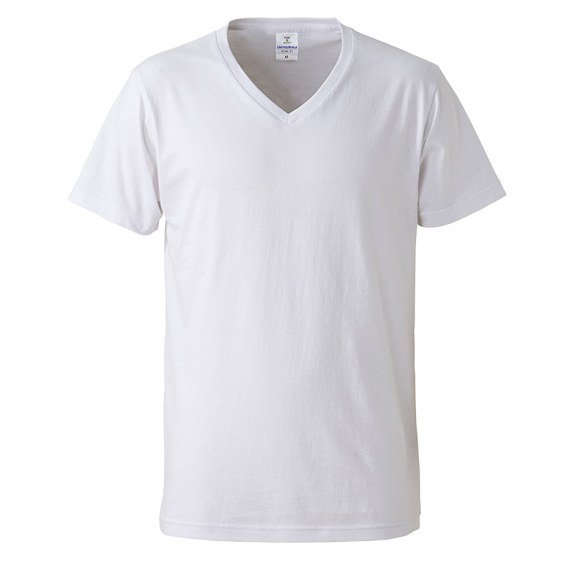 FJ 4.7oz ファインジャージーVネックTシャツ S～LL(XL)サイズ