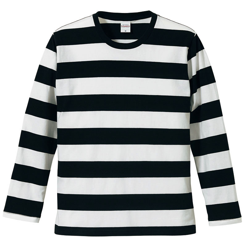 ユナイテッドアスレ 5.0oz ボールドボーダー長袖Tシャツ S～Lサイズ