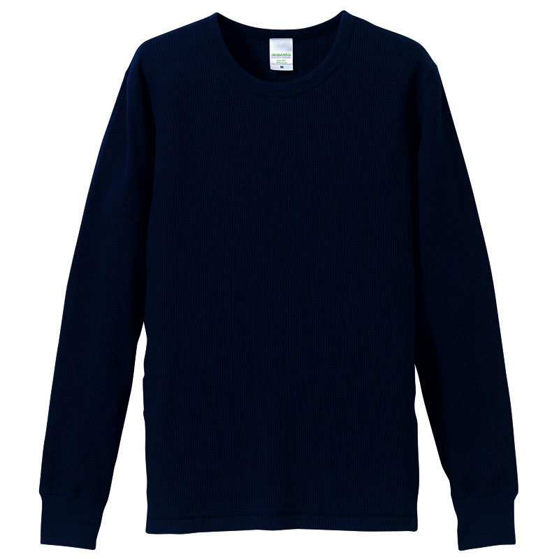 ユナイテッドアスレ 5.6oz ワッフル長袖Tシャツ for メンズ&レディース S～XLサイズ