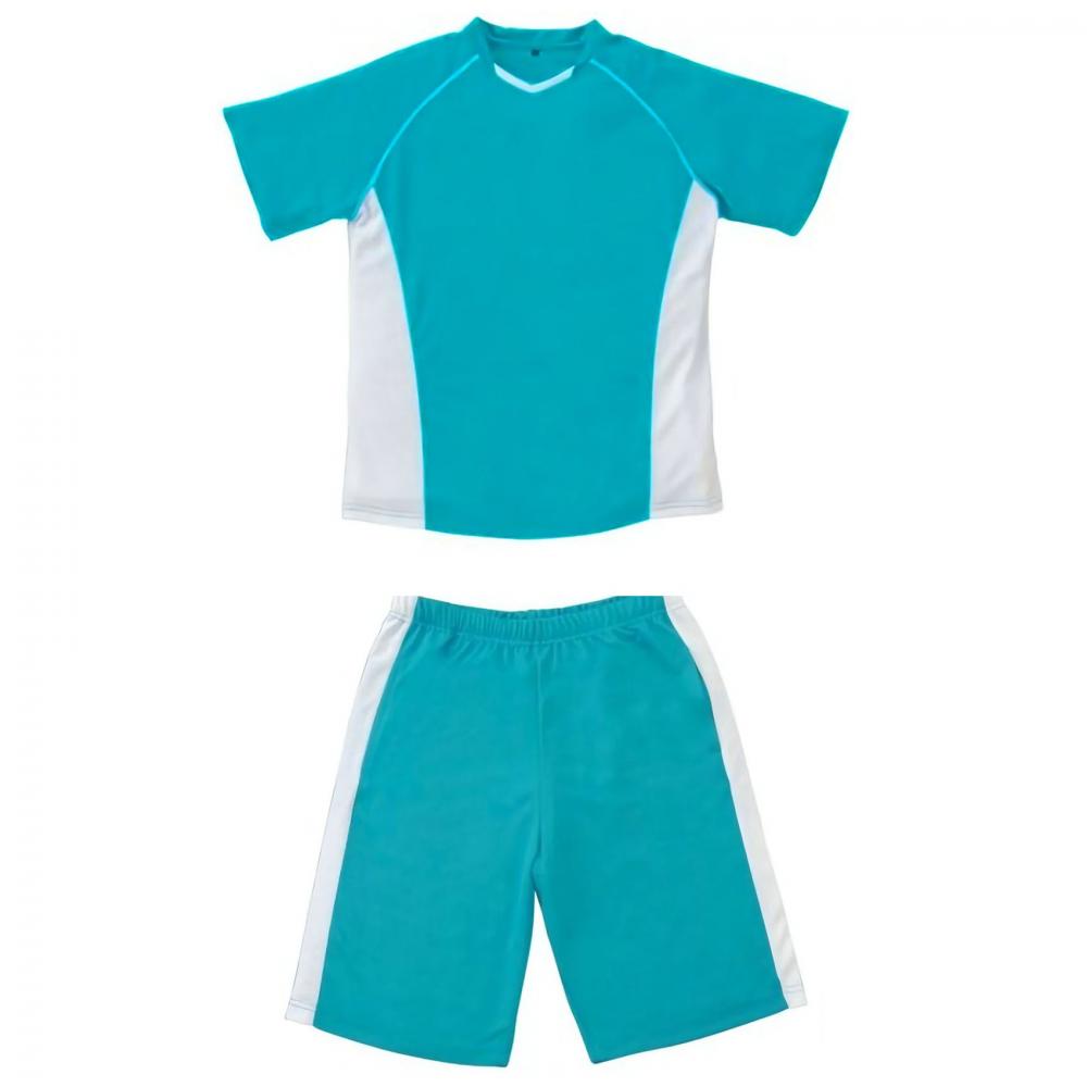 トレーニングウェア(フィットネスウェア) メンズ&レディース サッカージャージ上下 4Lサイズ