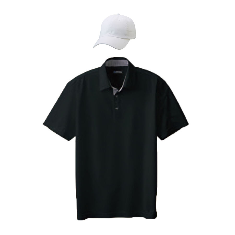 ゴルフウェア・コーデ(ポロシャツ+帽子) 4.6oz 半袖ポロシャツ+コットンツイルローキャップ