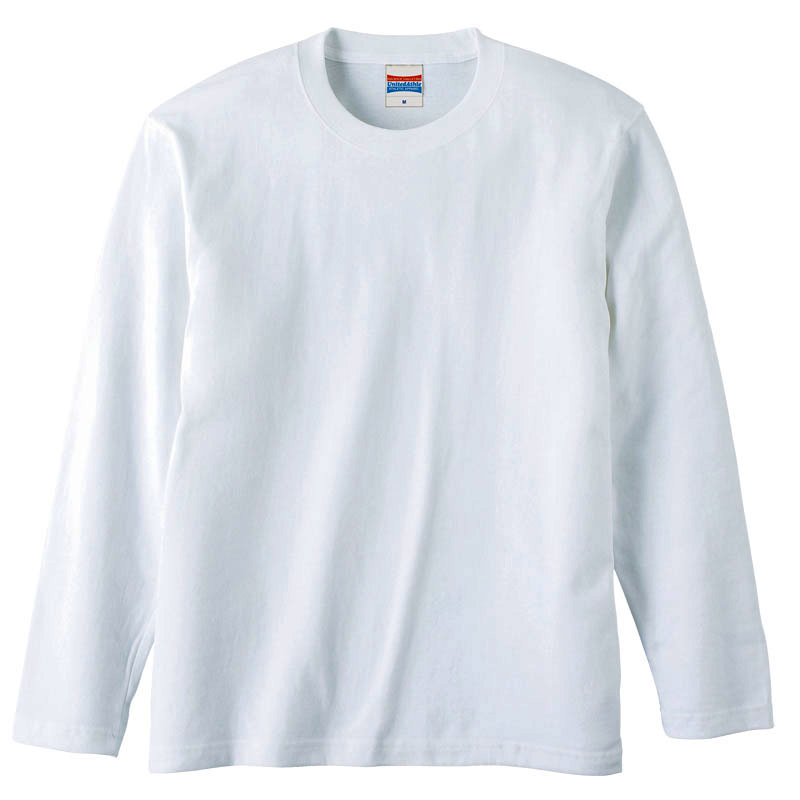 ユナイテッドアスレ 5.6oz ホワイト(白)長袖Tシャツ ジュニアサイズ
