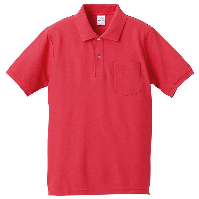 クールナイスポロシャツ(胸ポケット有り・ドライ・消臭・UVカット) 6.2oz 5Lサイズ