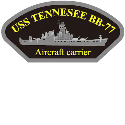 MA-1ワッペン 11014　USS TENNESEE BB-77