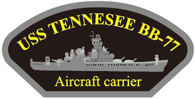 MA-1ワッペン 11014　USS TENNESEE BB-77
