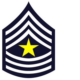 MA-1ワッペン 11004 サージャント・メイジャー Sergeant Major (SGM)
