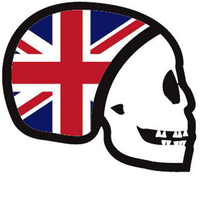 MA-1ワッペン 11007　British Rock - Skull