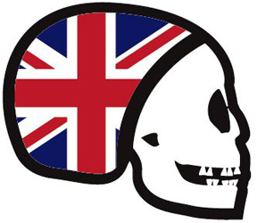 MA-1ワッペン 11007　British Rock - Skull
