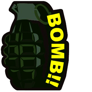 MA-1ワッペン 11031　U.S.ARMY BOMB!!