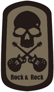 MA-1ワッペン 11024　Rock & Rock