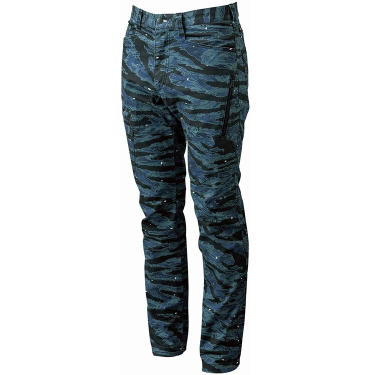 迷彩柄ストレッチ・カーゴパンツ+半袖ポロシャツ 上下セットアップ S～LLサイズ