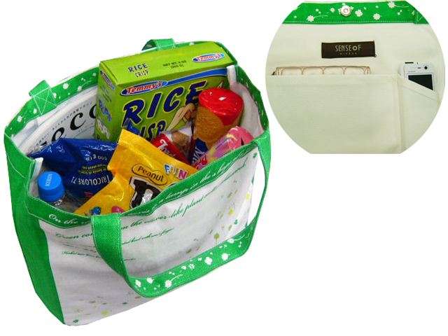 実感さらさらドライTシャツ 4.1oz +トートバッグ(クローバー)・コーデ for レディース