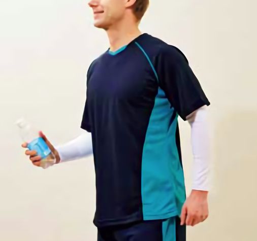 半袖スポT+長袖Tシャツ(袖口リブ・胸ポケット無し)重ね着コーデ・セットアップ S～3L