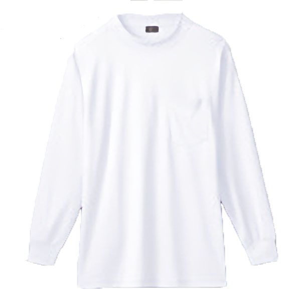 DRY+D(ドライ+デオドラント) 4.4oz 長袖ローネックシャツ(胸ポケット)50388 ～3L