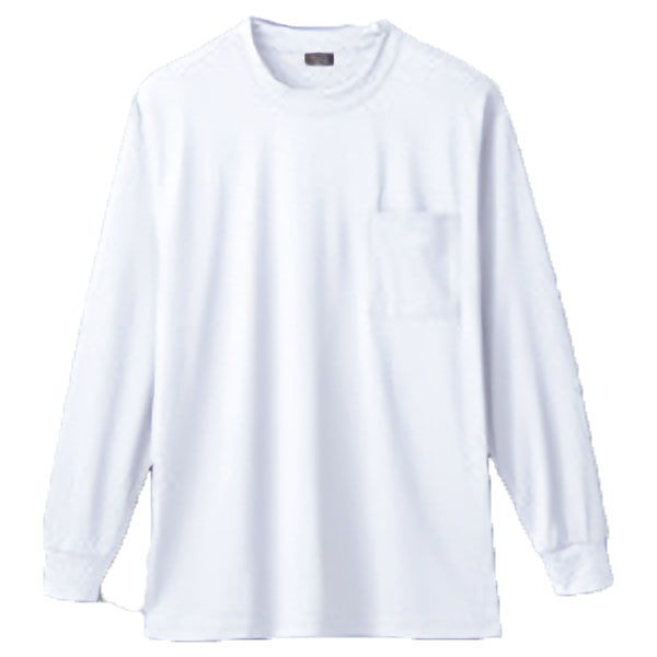 DRY+D(ドライ+デオドラント) 4.4oz 高機能長袖Tシャツ(胸ポケット有) 50384 4L