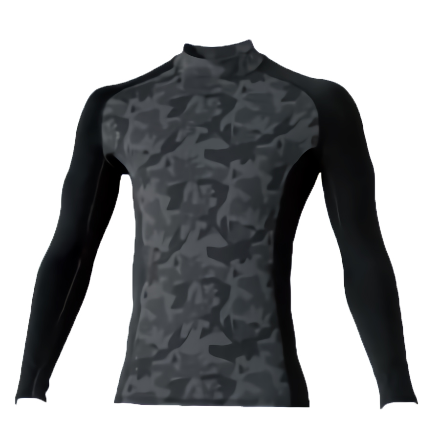 G.GROUND ドライ+デオドラント 裏起毛長袖サポートハイネックシャツ