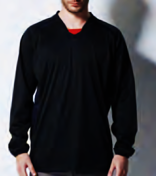 BULL WORKS ロング丈ストレッチウインドブレーカー(Vネック) M～LLサイズ