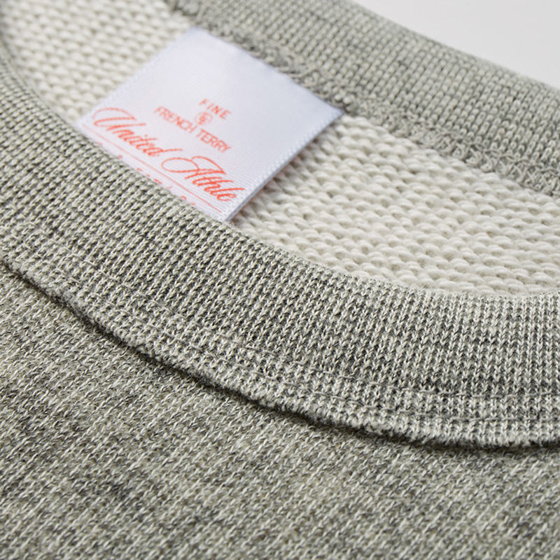 FF 8.4oz ファインフレンチテリー カットオフクルーネックスウェット M～XLサイズ