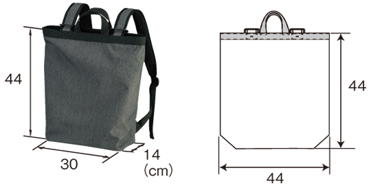 ユナイテッドアスレ 660Dポリエステル デイパック