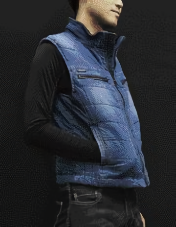 G.GROUND デニム防寒ベスト S～LLサイズ