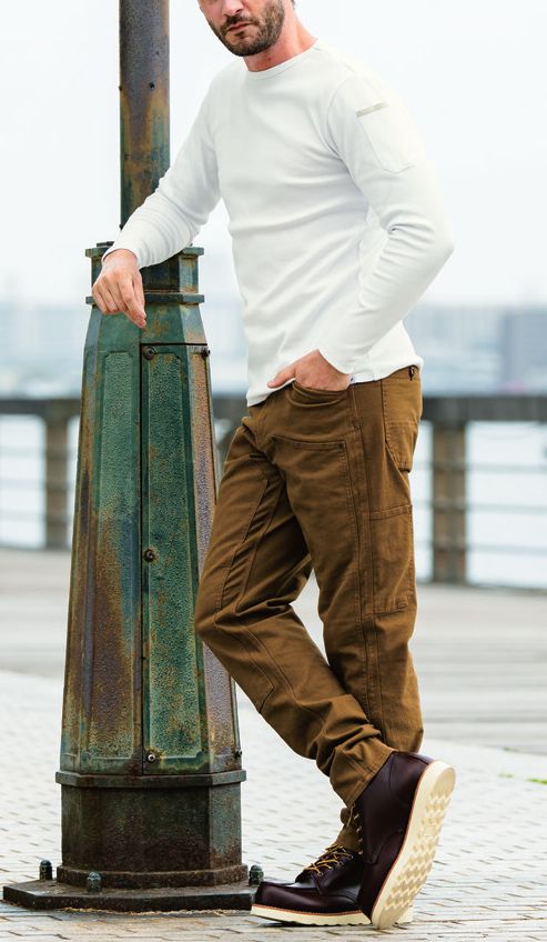 DanD 1485-62 8.6oz 肉厚ストレッチ生地 長袖Tシャツ S～3Lサイズ