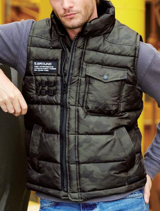 G.GROUND ミリタリー防寒ベスト M～LLサイズ