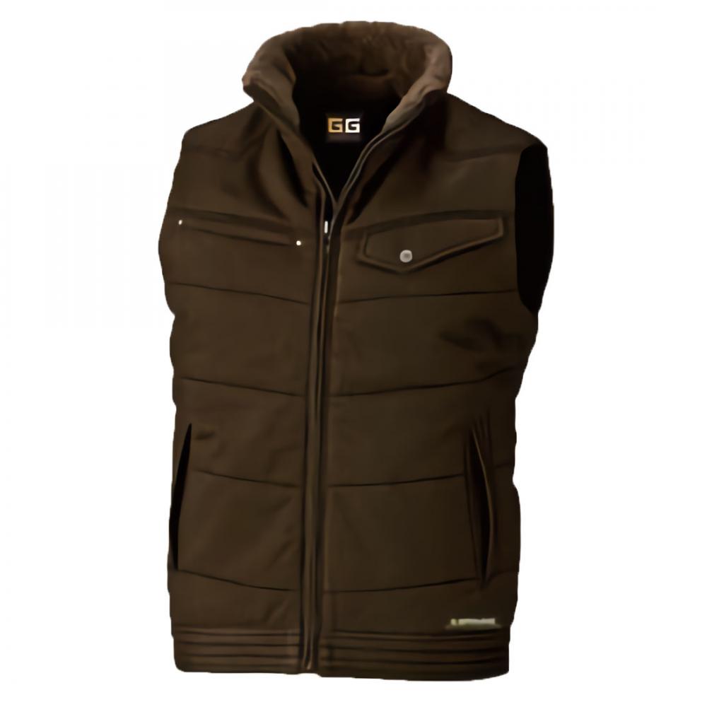 G.GROUND 衿ボア防寒ベスト(綿100%) 6Lサイズ