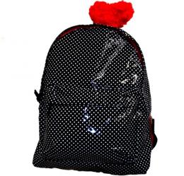 [ミカサ]MIKASA レディース ドット柄エナメルデイバック