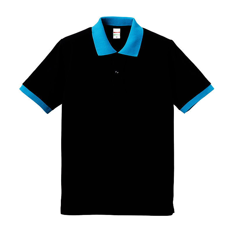 2トーンカラー鹿の子ポロシャツ(ドライ・消臭・UVカット) 5.3oz 5L(XXXL)サイズ