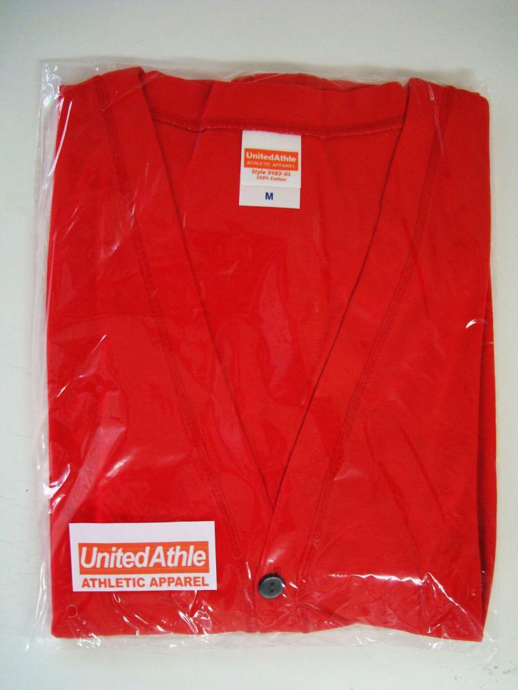 ユナイテッドアスレ(United Athle) 5.5oz カーディガン(コットン)