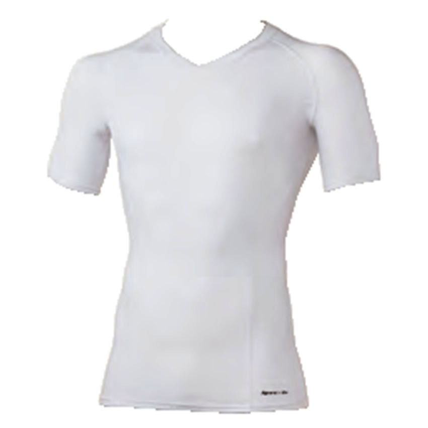 半袖サポートシャツお試しセット(Vネック) Tシャツ+防寒(裏起毛)サポートシャツ