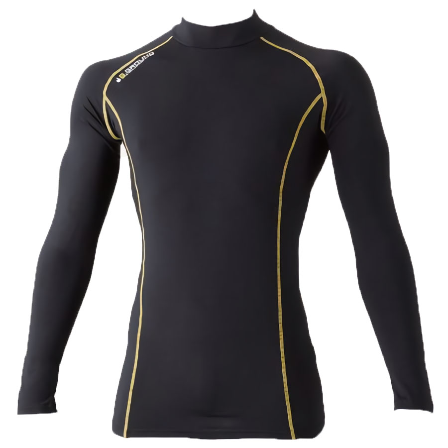 G.GROUND 背面キルトが暖かい(中綿入り) ウォームコンプレッションウェア